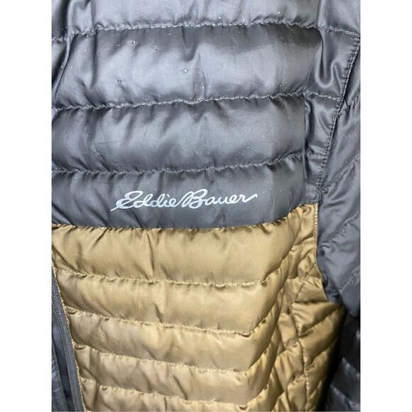 Eddie Bauer men’s puffer color block front zip down jacket size small - Picture 4 of 6